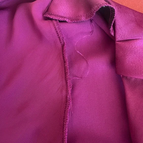 Dynamite Romy Open-Back Silky Blouse - Picture 14 of 15